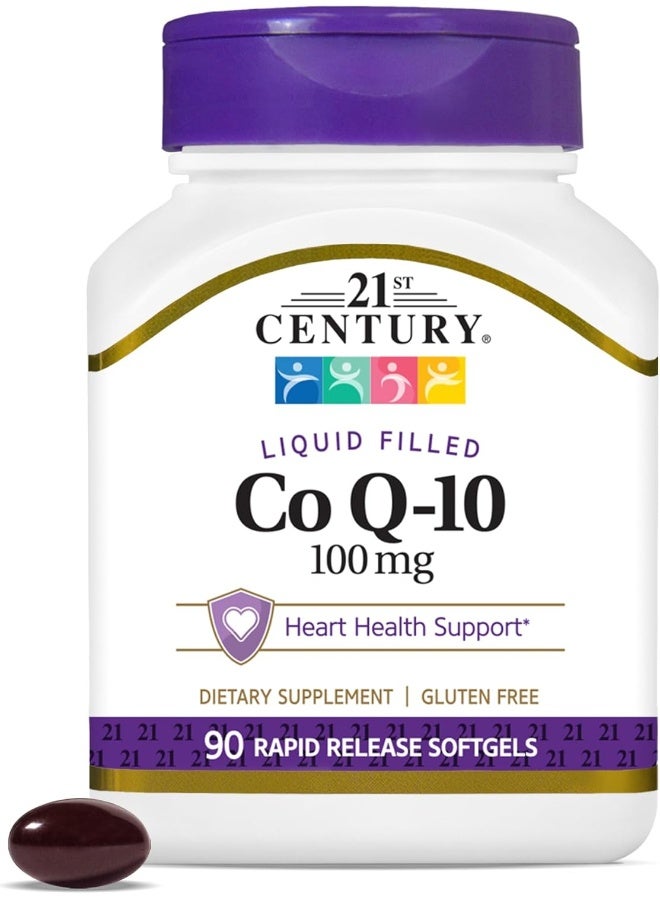 21st Century Liquid Filled Co Q-10 Heart Health 90 Softgel - Image 1